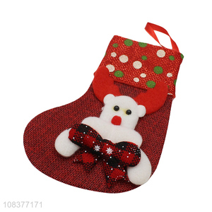 Yiwu wholesale christmas socks for xmas tree decoration