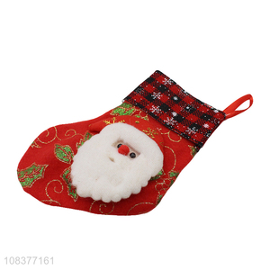 China products santa claus christmas socks for party decoration