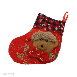 Hot selling hanging christmas socks for xmas tree