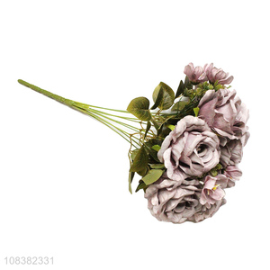 Factory wholesale 9heads natural <em>wedding</em> <em>decoration</em> fake flower