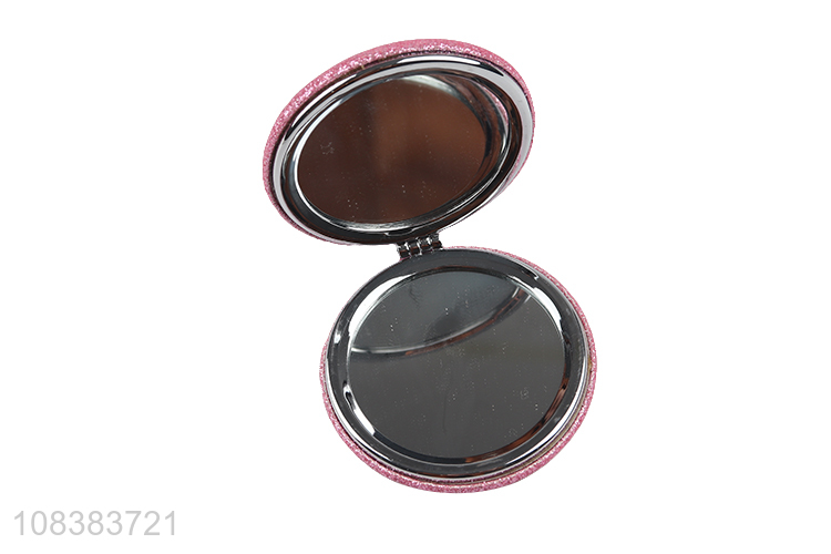 Portable Double Sided Round Pocket Mirror Makeup Mirror