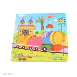 Wholesale price children wooden puzzle educational jigsaw