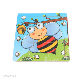 Best quality wooden puzzle educational toy jigsaw