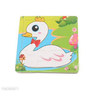 Best quality kids educational toy jigsaw wooden puzzle