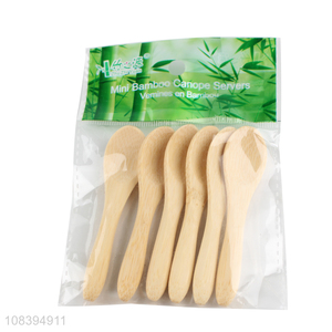 China wholesale bamboo soup disposable eco-friendly spoon