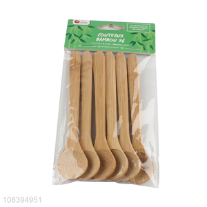 Hot selling eco-friendly dinner spoon bamboo spoon