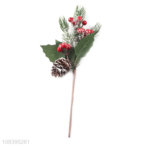 Good quality pine cone christmas twigs for indoor decoration