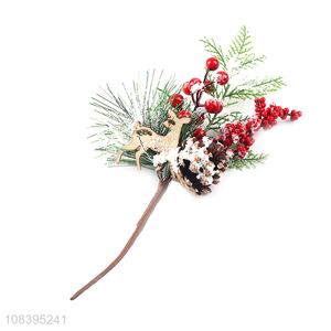 Hot selling creative artificial christmas twigs wholesale
