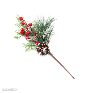 Best selling natural artificial christmas pine cone picks