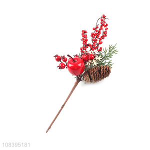 Most popular red berries artificial christmas picks