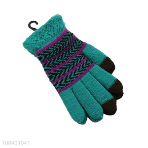 Top products winter warm acrylic gloves for sale