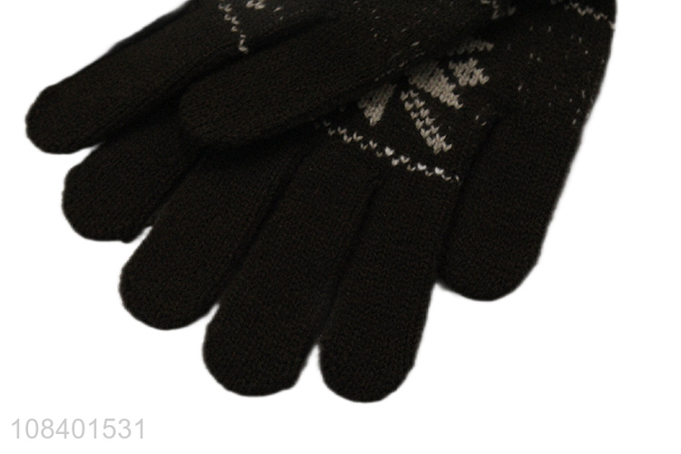 Good quality outdoor thickend warm acrylic gloves