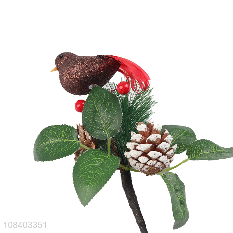 Best price decorative christmas picks with red berries