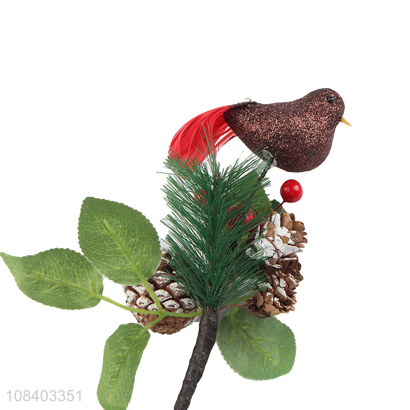 Best price decorative christmas picks with red berries