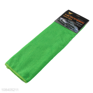 High quality square super soft and absorbent microfiber car drying towel