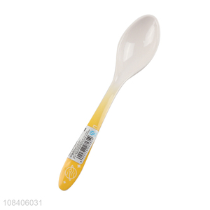 Yiwu direct sale long handle melamine spoon for kitchen