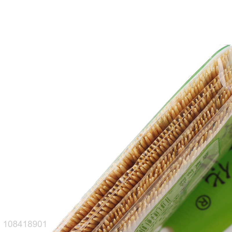 Wholesale eco-friendly natural disposable bamboo toothpicks fruit picks