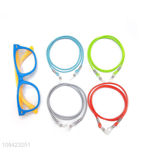 Hot selling solid color wax string glasses strap sunglasses cord rope