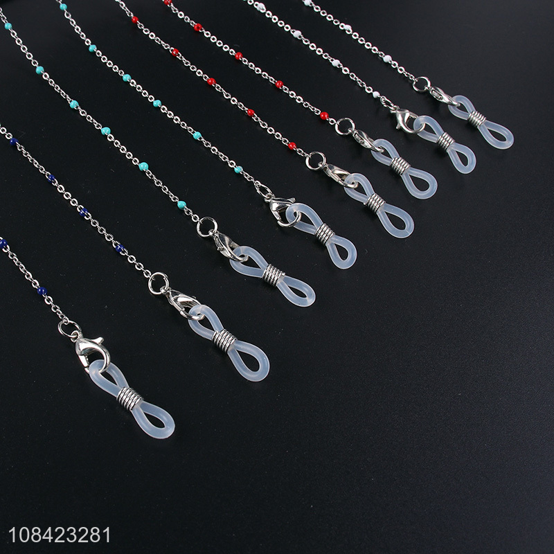 Hot selling stainless steel glasses chain sunglasses chain mask chain