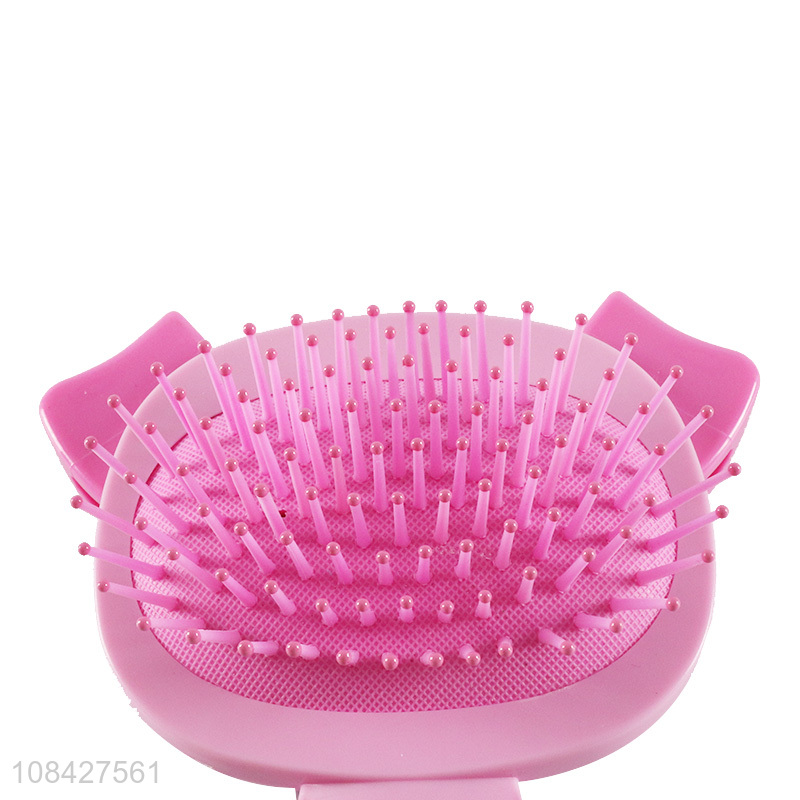 Cute design pig shape air cushion massage hair comb