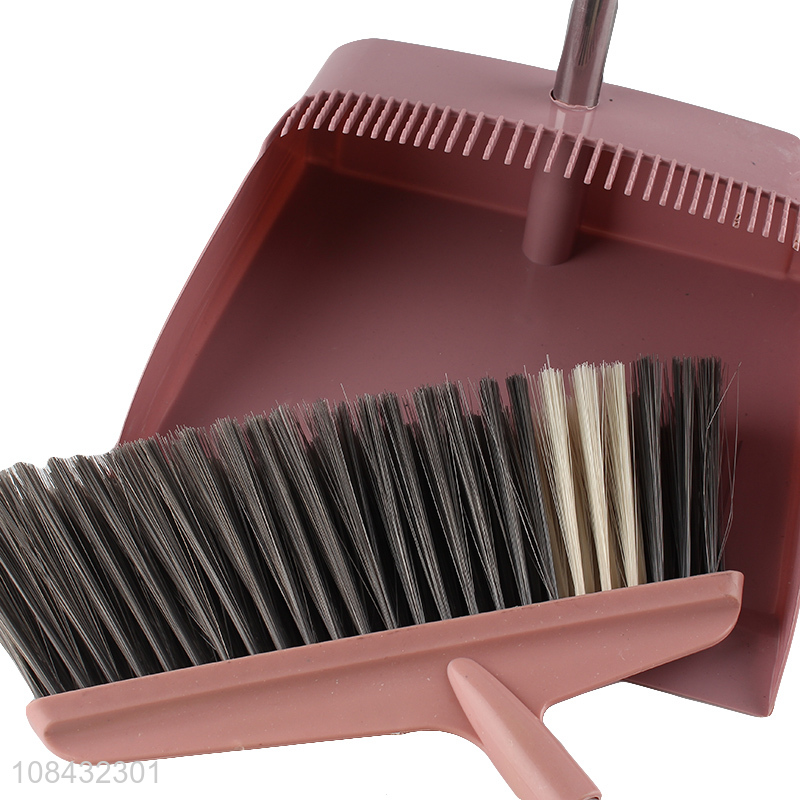 Factory wholesale plastic brooms home brooms dustpans set