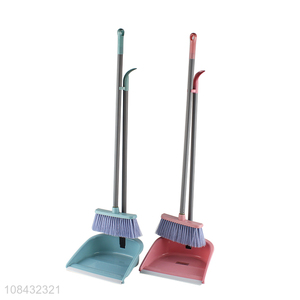 Yiwu market household cleaning brooms dustpans set