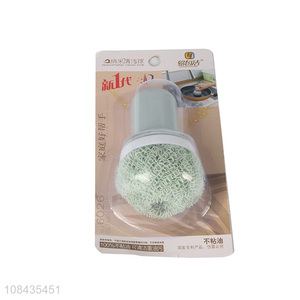 Factory supply nanofiber cleaning ball pot dish scrubber kitchen tools