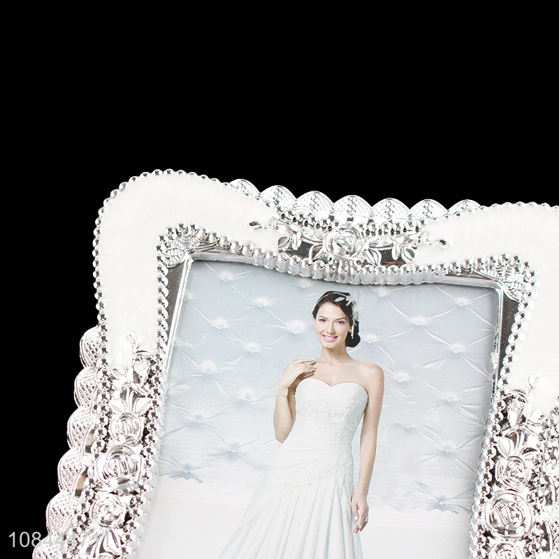 Wholesale from china decorative plating photo frame with stander