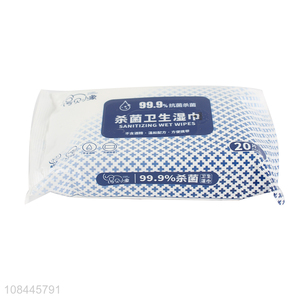 Popular products antiseptic wet wipes for hand clean