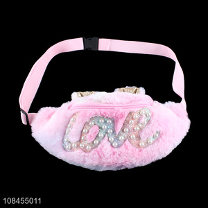 Hot selling fashion polyester waist bag for girls