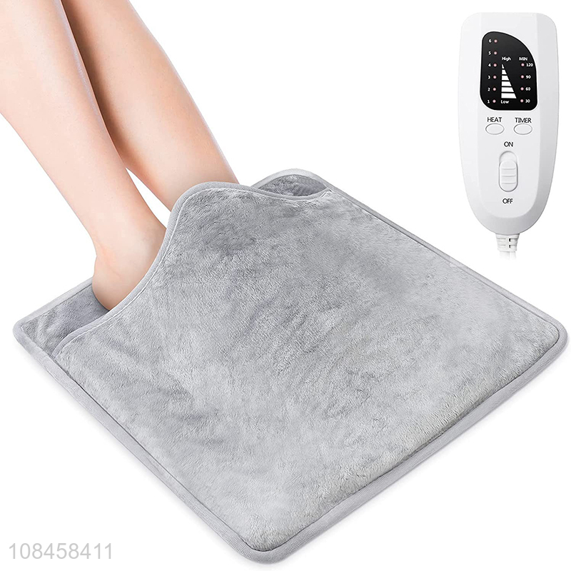 Wholesale 60W electric feet warmer super soft heating blanket for men and women