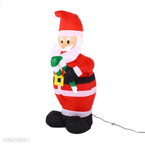 Good selling cartoon santa claus decoration inflatable toys
