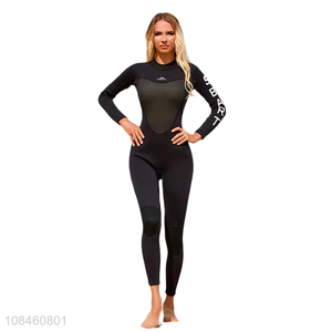 Professional women wetsuit 3mm neoprene diving surfing full wet suits