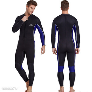 High quality 3mm men wetsuit neoprene diving surfing swimming full suits