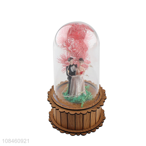 Online wholesale glass cover decorations wedding decoration for home