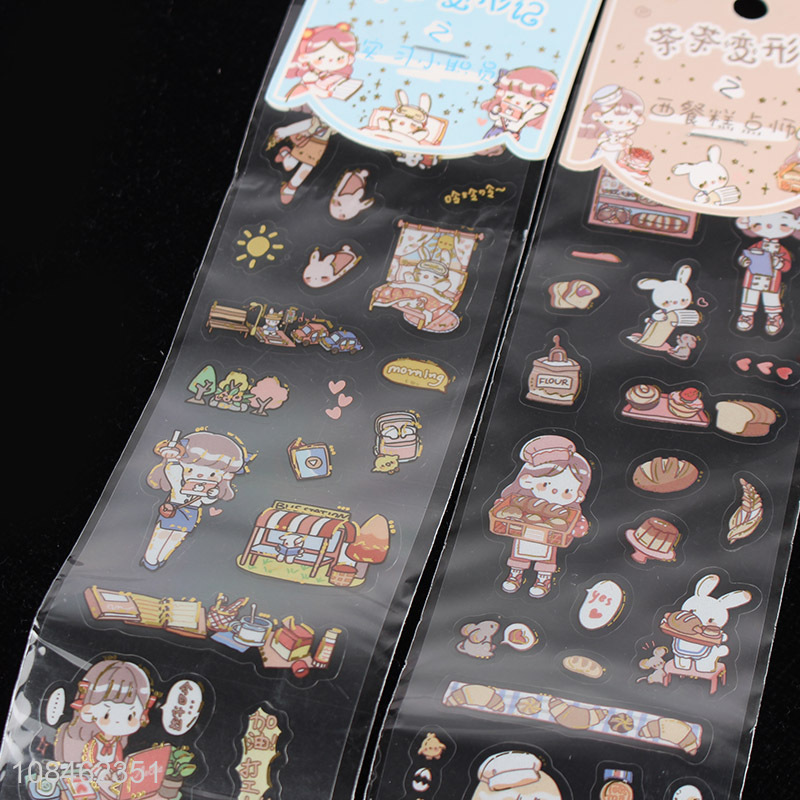 Good sale cartoon DIY dressing stickers hand account pasters