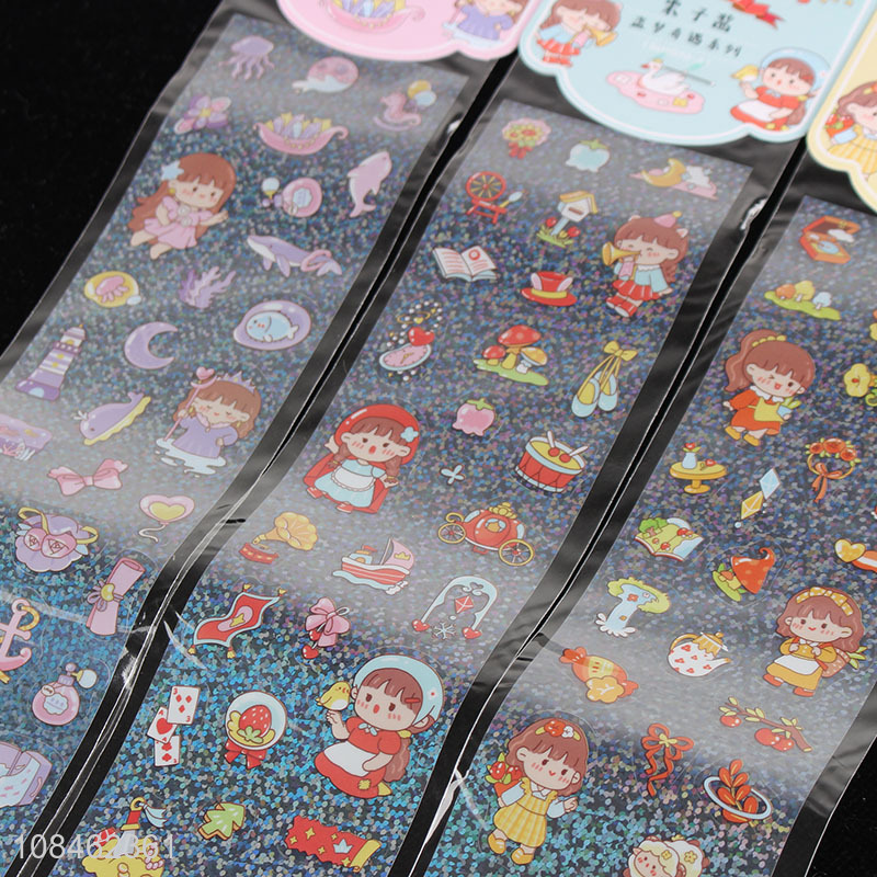 Factory price mini decorative stickers hand account stickers materials