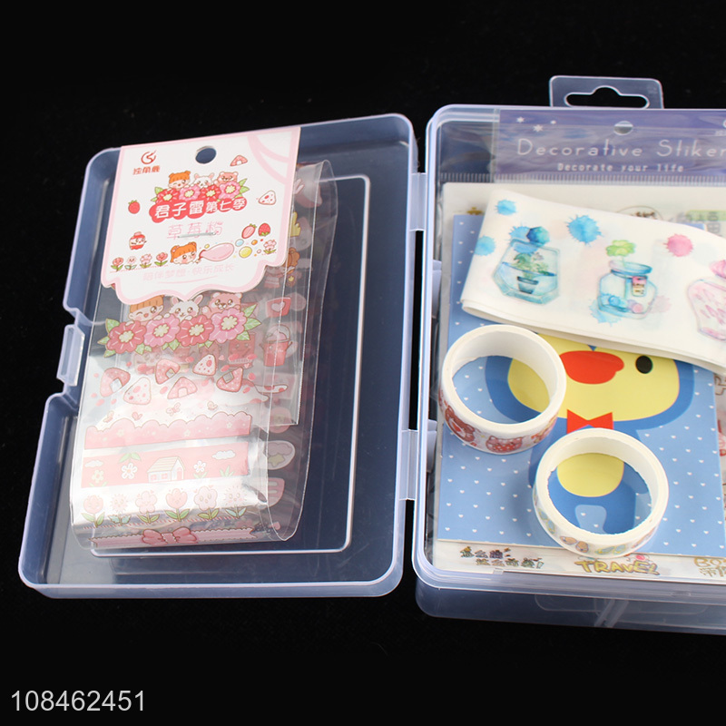 Online supply DIY decorative stickers hand account material box