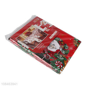 Factory price creative printed table cloth christmas supplies