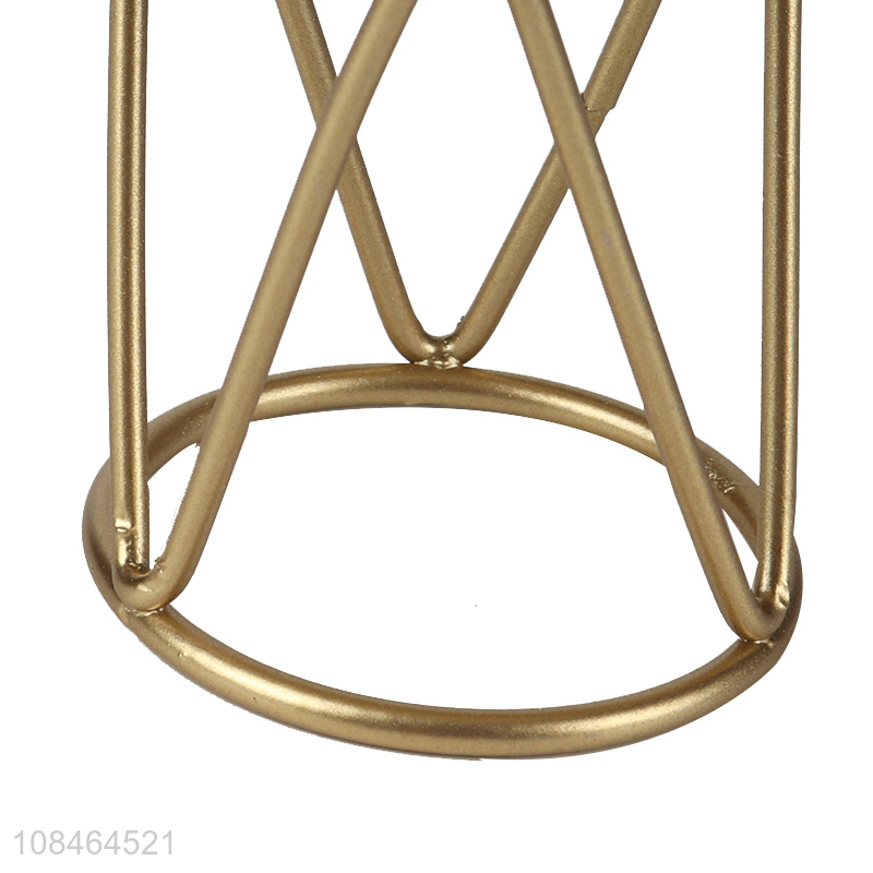 Popular products golden metal candle holder for sale