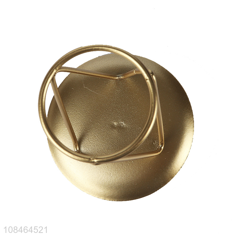 Popular products golden metal candle holder for sale