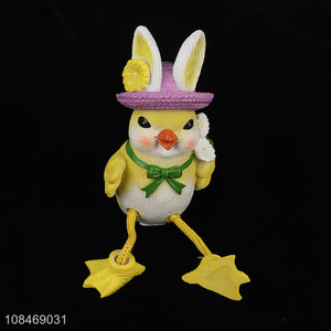 Good quality Easter chick figurine resin chick statue for party decoration