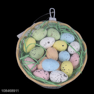 Hot sale Easter decoration colorful polyfoam Easter eggs for celebration