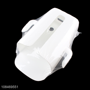 Factory supply white plastic toilet tissue box for sale