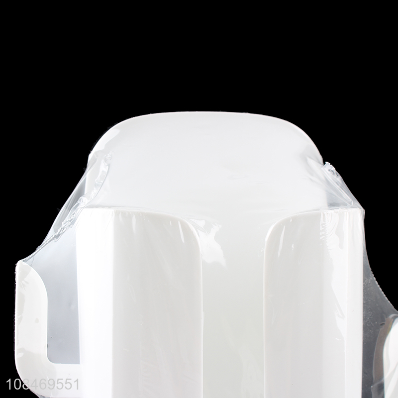 Factory supply white plastic toilet tissue box for sale