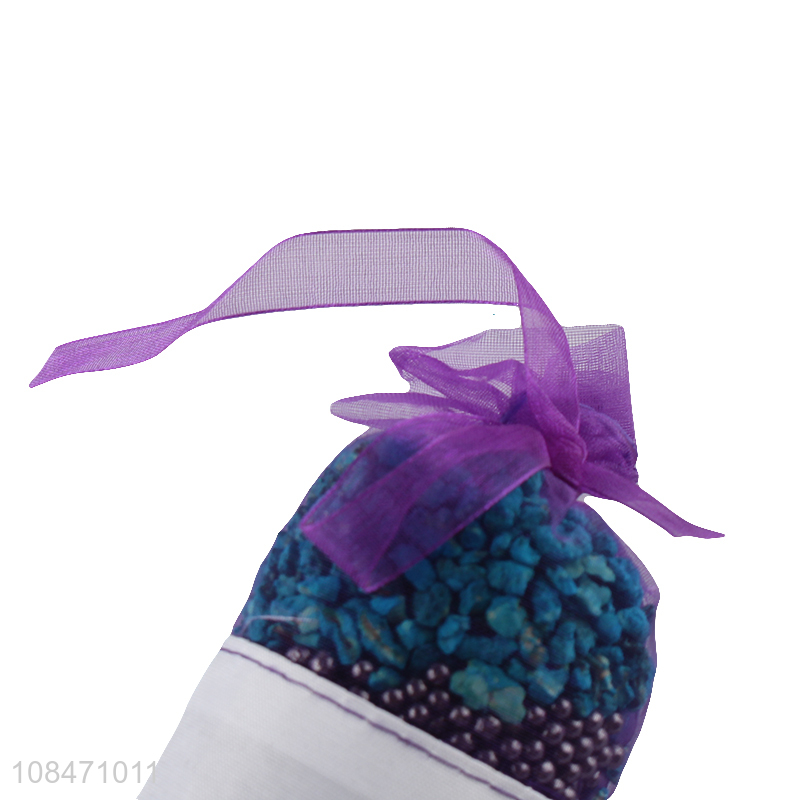 Good quality lavender sachet cotton hemp drawstring bag for sale
