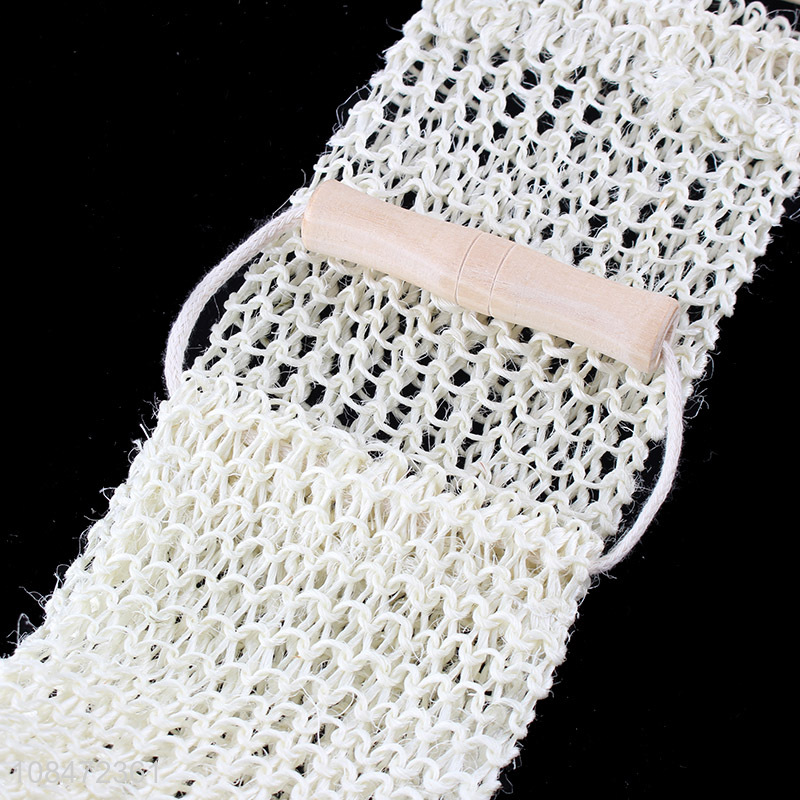 High quality exfoliating deep cleansing long shower back strap