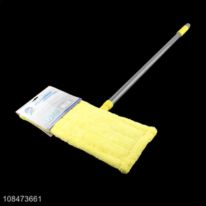 High quality household telescopic handle flat mop with coral fleece mop head