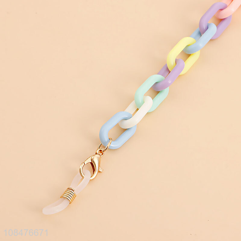 Good price color beads chain glasses chain wholesale
