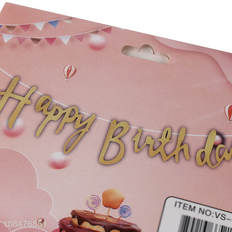 Hot products birthday banner party decorations for sale